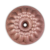 Moule à gâteau Karaca Bella en granit coulé en or rose